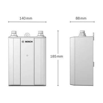 Bosch Protočni bojler TR4000 5ET, 4500 W, Beli