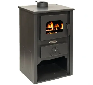Termosistem Peć Termo Kreka, 7 - 8KW, 46.5x39x76 cm, Crna