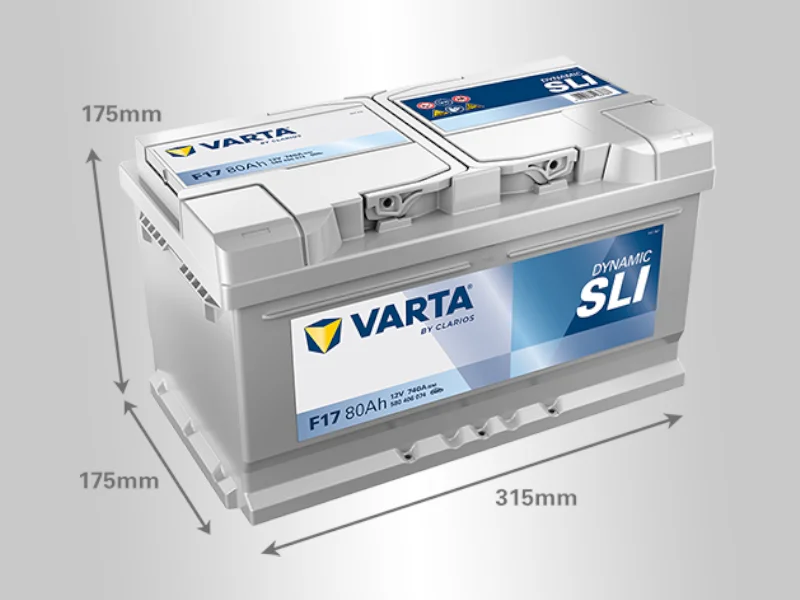 Varta Akumulator Dynamic Sli, 12V, 80Ah