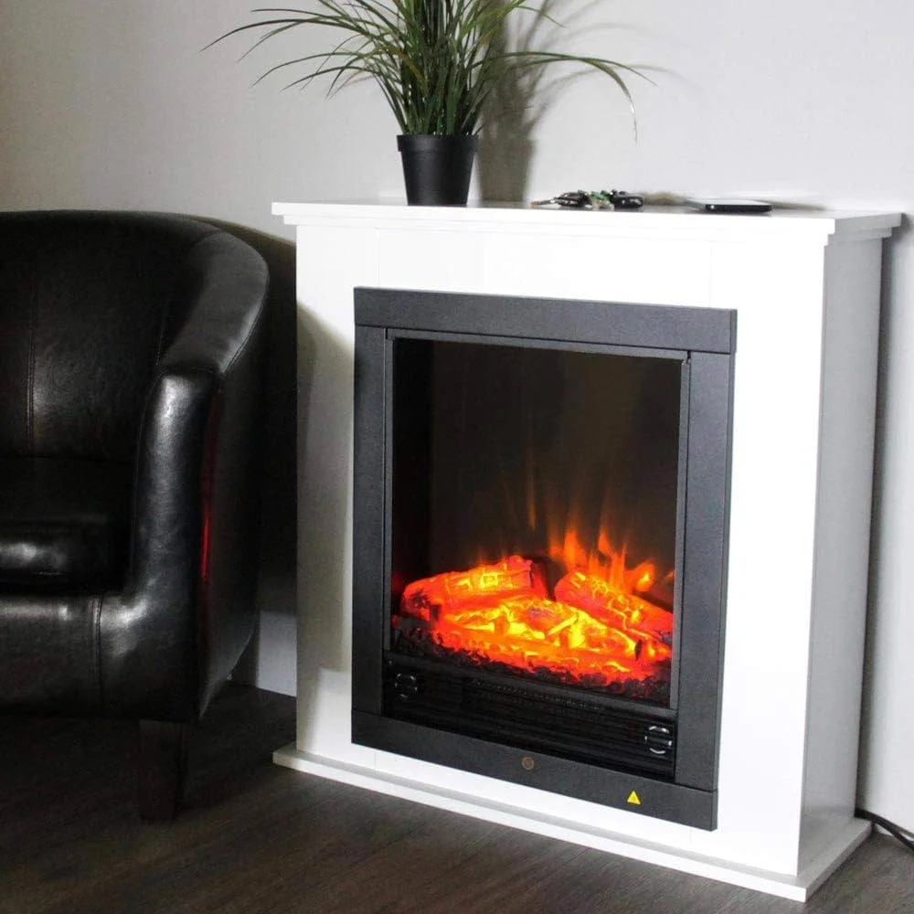 CLASSIC FIRE Lugano AJ56 Električni kamin 1800 W, LED