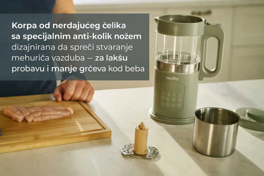 Nuvita Aparat za pripremu hrane za bebe 7u1 Magic Pappa