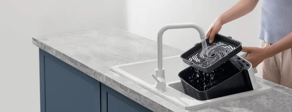 Xiaomi Friteza na vruć vazduh BHR7358EU, 6.5 l, 1800 W, Bela