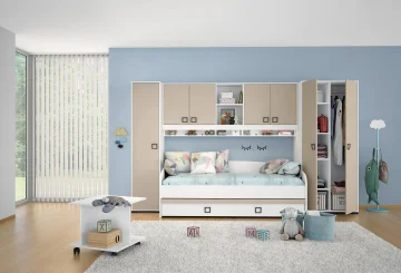 JELA Krevet KRT90 - kolekcija Kiki - Bela - 95x75x205 cm