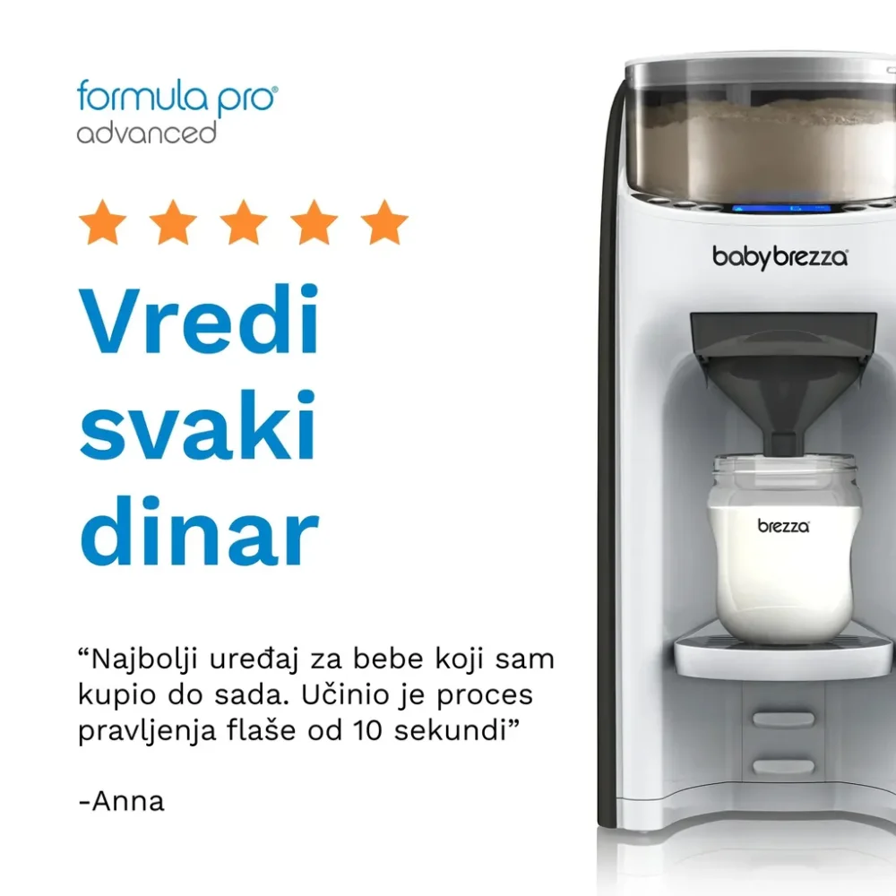 Baby Brezza Aparat za pripremu formule Pro Advanced, Beli