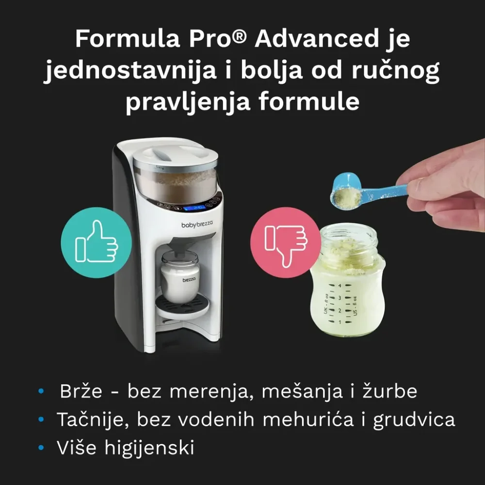 Baby Brezza Aparat za pripremu formule Pro Advanced, Beli