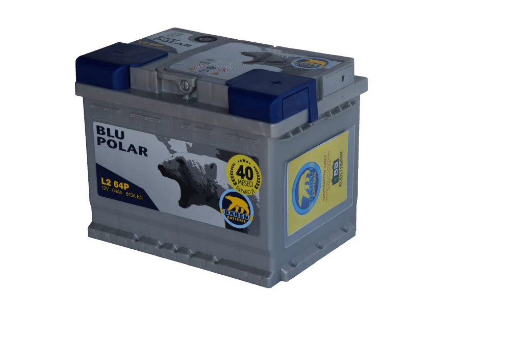 BAREN Akumulator POLAR PLUS 64Ah 610A/En