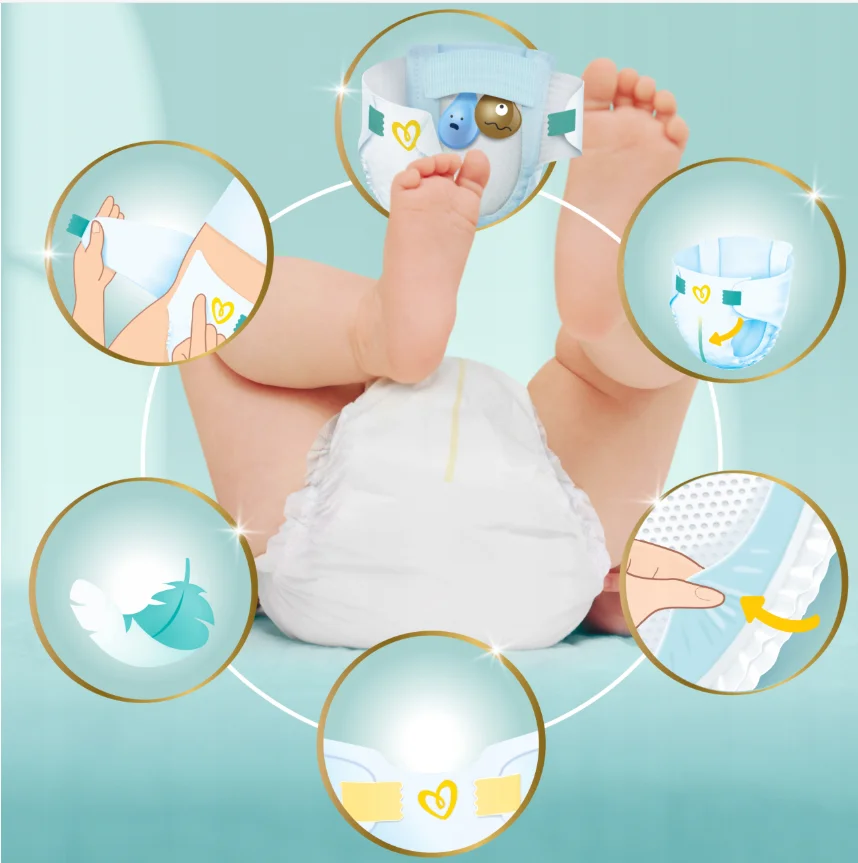 Pampers Pelene Premium Care 3, Monthly, 6-10 kg, 216/1