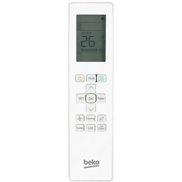 Beko Inverter klima BEHPG 125/ BEHPG 126, 12000 BTU, A++, Bela + Set za montažu