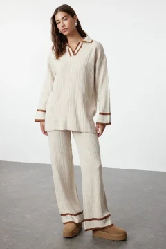Trendyol Modest Ženski komplet Tctaw25Us00015, Bež