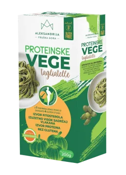 Aleksandrija Bezglutenske proteinske VEGE taljatele, 200g