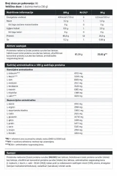 5 Stars Whey protein Isolate, Čokolada, 2 kg