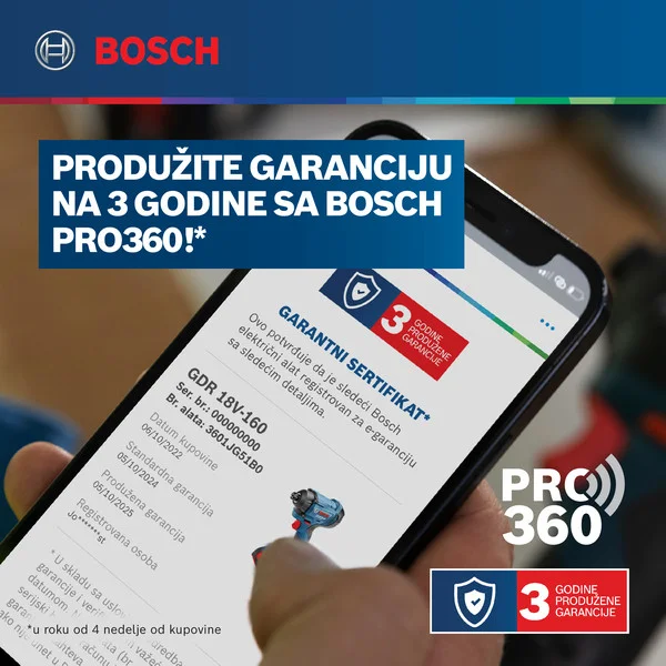 Bosch bušilica GSB 600, plava
