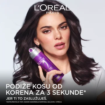 L'Oreal Paris Sprej za kosu Elseve Collagen Lifter Big Hair Day, 200 ml