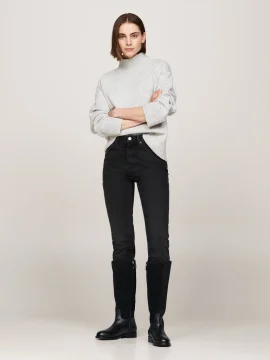 Tommy Hilfiger Ženske čizme FW0FW08341, Crne