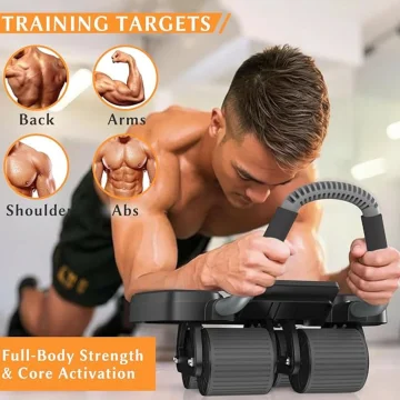 AB Roller Fitnes sprava za jačanje stomačnih mišića sa LDC ekranom