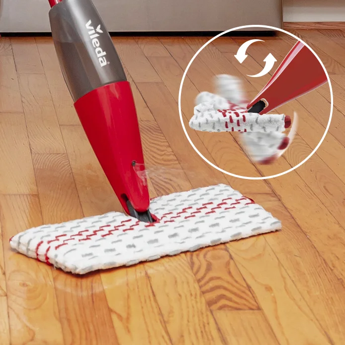 Vileda Mop sa raspršivačem 1.2 Spray Max, Crveno-beli