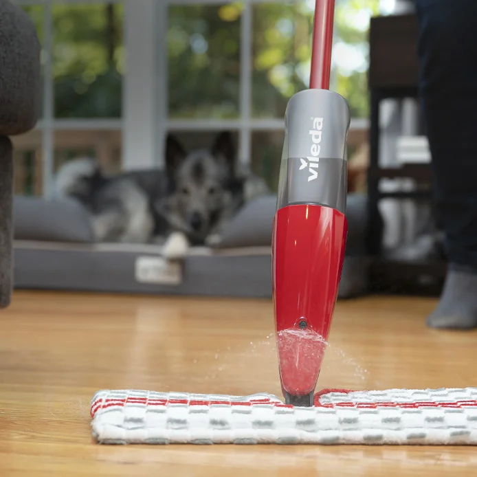 Vileda Mop sa raspršivačem 1.2 Spray Max, Crveno-beli