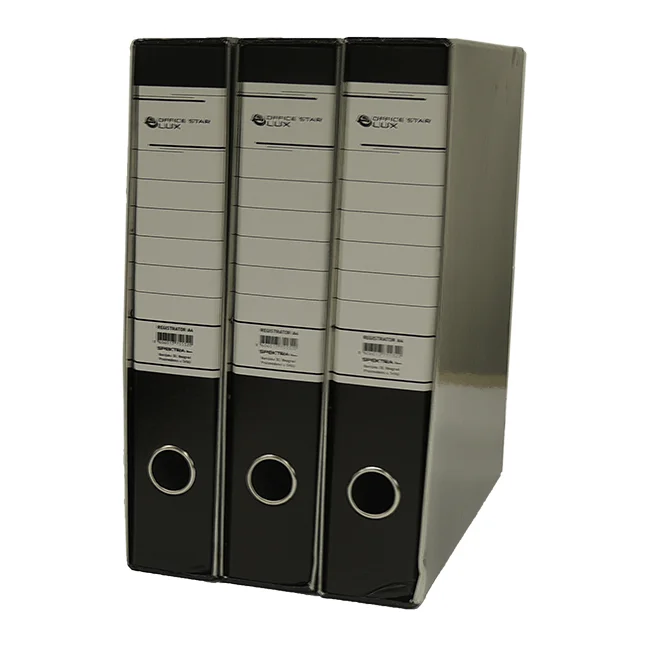 Registrator A4 Office Star Lux, Uski, Crni