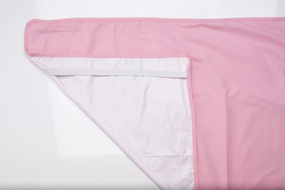 Nepromočivi čaršav za krevetac, Roze