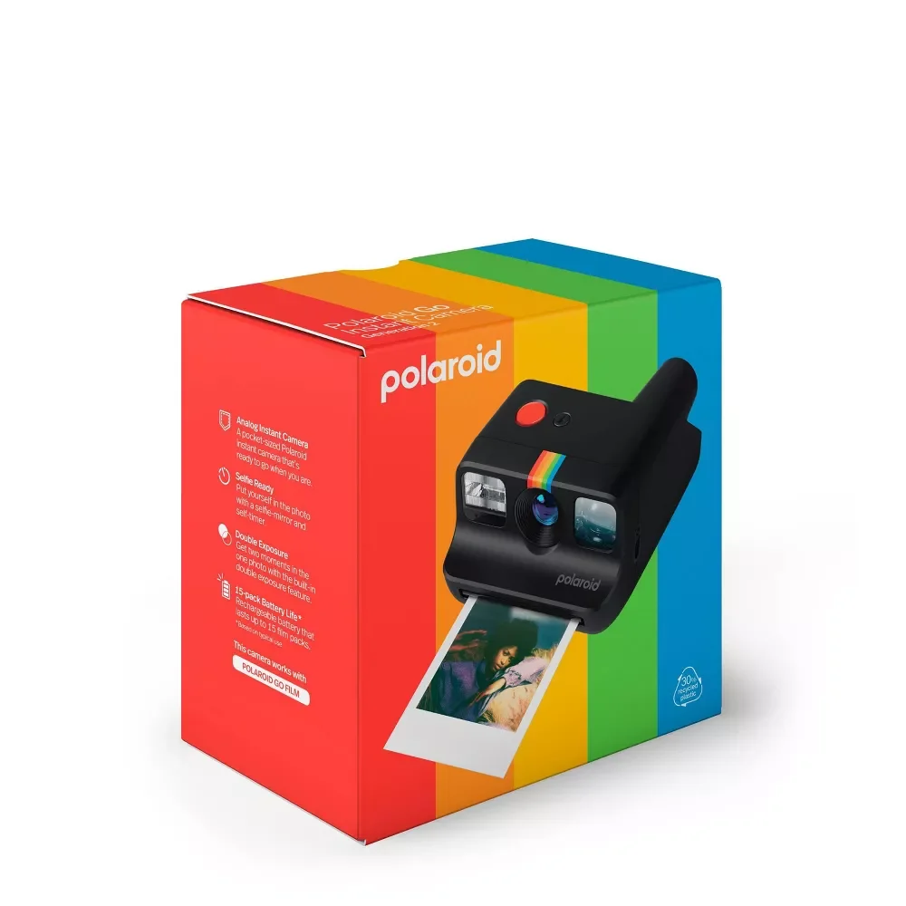 Polaroid GO Generation 2 Instant kamera, Crna